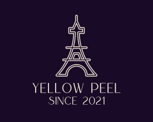 Eiffel Tower Landmark logo design