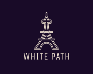Eiffel Tower Landmark logo