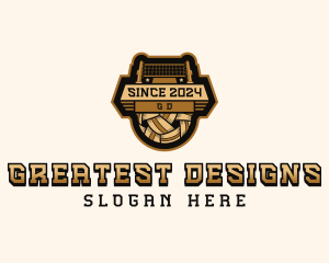 Volleyball Ball Sport logo design