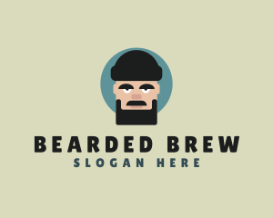 Bearded Father Face  logo