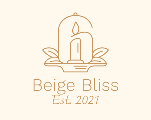 Bell Jar Candle Decor logo design