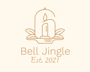 Bell Jar Candle Decor logo design