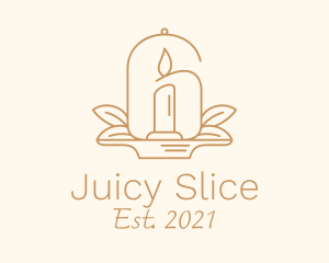 Bell Jar Candle Decor logo design