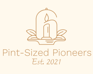 Bell Jar Candle Decor logo design