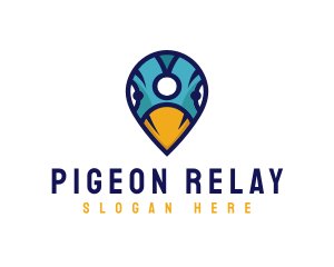 Pigeon Pin Location logo