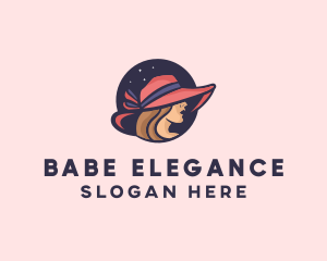 Fashionista Woman Babe logo design