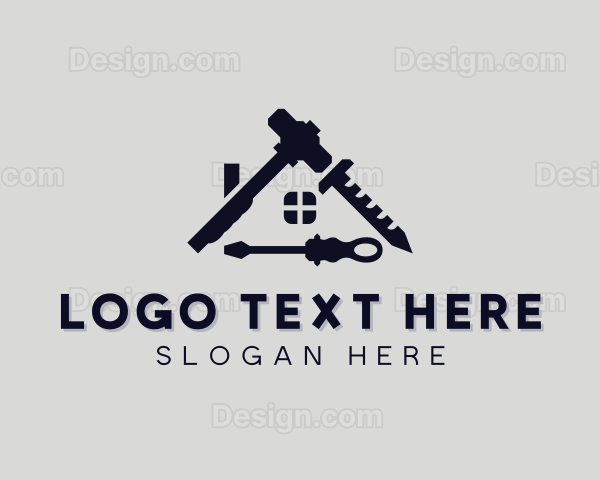 Construction Tools Handyman Logo