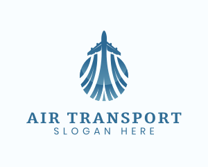 Airline Plane Transport logo design