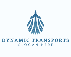 Airline Plane Transport logo design