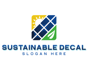 Sustainable Solar Power logo design