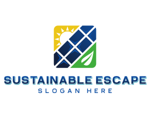 Sustainable Solar Power logo design