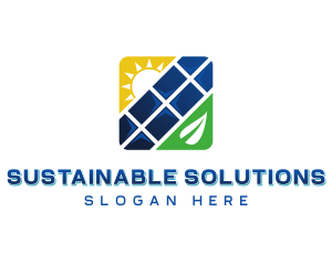 Sustainable Solar Power logo design