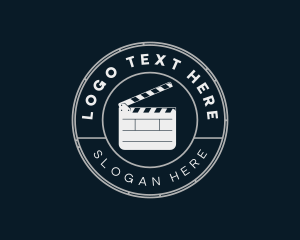 Movie Clapper Board logo