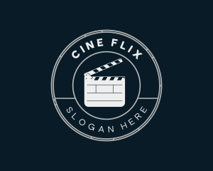 Movie Clapper Board logo