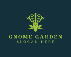 Plant Garden Trowel logo design