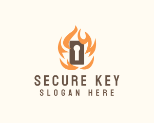 Fire Door Keyhole logo