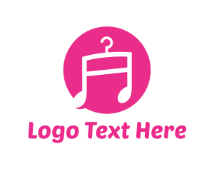 Music - PInk Fashion Music logo design