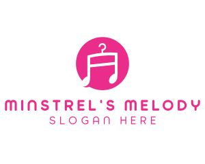 Pink Fashion Music  logo design