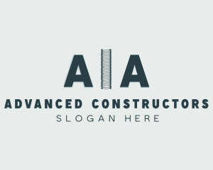 Industrial Construction Engineer logo design