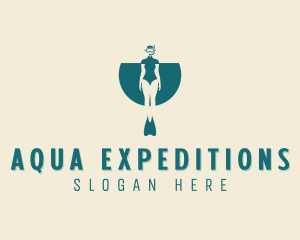 Female Free Diving Team logo