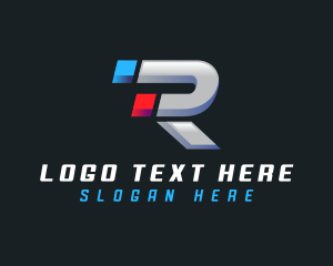 Magnet Tech Business Letter R logo