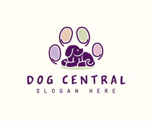 Puppy Paw Pet  logo design