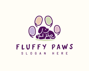 Puppy Paw Pet  logo design