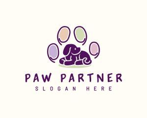 Puppy Paw Pet  logo design