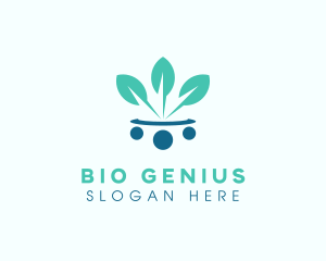 Biotech Leaf Laboratory logo design