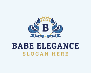 Elegant Royal Banner logo design