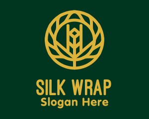 Gold Wheat Agriculture logo design