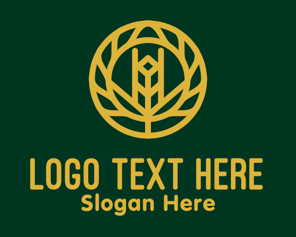 Wheat logo example 3