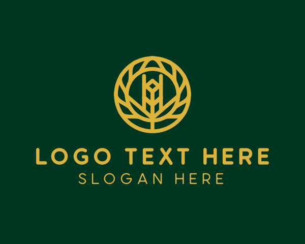 Gold Wheat Agriculture logo