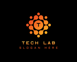 Science Biotech Programming logo design