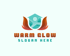 Thermal Heating Cooling  logo design