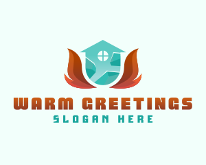 Thermal Heating Cooling  logo design