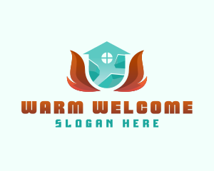 Thermal Heating Cooling  logo design