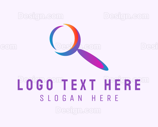 Search Magnifying Glass Logo