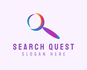 Search Magnifying Glass logo design