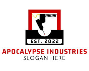 Industrial CNC Machinery  logo design