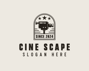 Cinema Film Camera logo design