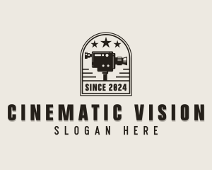 Cinema Film Camera logo design