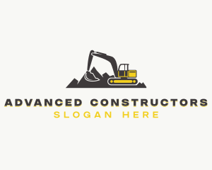 Builder Contractor Excavation logo design