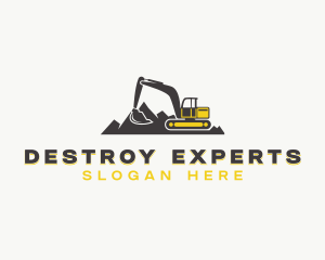 Builder Contractor Excavation logo design