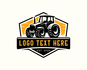 Tractor Agriculture Harvest Logo