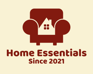 Home Furniture Couch  logo design