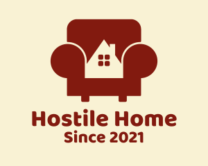 Home Furniture Couch  logo design