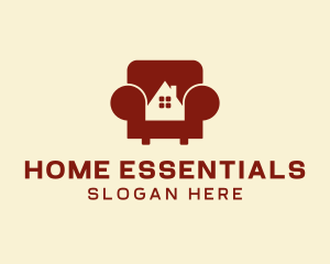 Home Furniture Couch  logo design