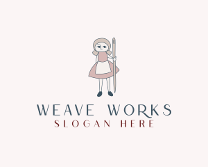 Female Tailor Dressmaker logo design