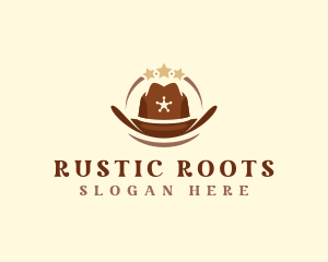 Western Cowboy Hat logo design